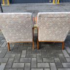 Set Van 2 Vintage Relax Stoelen thumbnail 3