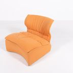 Saporiti Velvet Lounge Chair / Fauteuil ‘Vela Bassa’ By Giovanni Offredi, 1970’S Italy thumbnail 6