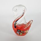 Murano - Zwanen (2) - Glas - Kristal - Beeldjes - Figurines - 90'S thumbnail 5