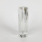 Driekantige Helderglazen "Spijkervaas" - Ontwerp Floris Meydam - 1956 - Uitvoering Glasfabriek Le thumbnail 4