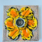 Keramische Wandlamp Hustadt Leuchten Germany ‘70 thumbnail 6