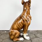 Keramiek Porseleinen Beeld Van Hond Boxer, 1970'S thumbnail 9