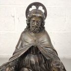 Bronzen Beeld D. Marie - Jezus Met Kinderen thumbnail 3