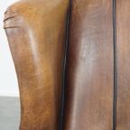 Stoere En Comfortabele Schapenleren Oorfauteuil Met Leuke Details En Een Strakke Afwerking thumbnail 5