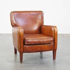 Comfortabele Armchair Van Schapenleer Met Een Mooie Afwerking En Prachtige Kleuren thumbnail 2
