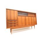 Groot Vintage Hoog Dressoir / Highboard Gemaakt In De Jaren '60 thumbnail 2