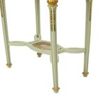 Antieke Vergulde Bijzettafel Console Groen Marmer Louis Xvi thumbnail 2