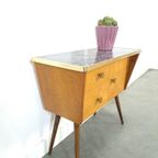 Jaren 50 Kastje Met Lades En Formica Blad Vintage thumbnail 13