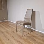 4X Design Eetkamerstoelen - Taupe - Leder thumbnail 6