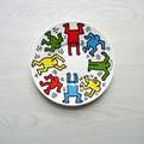 Keith Haring Servies: 2 Platte Borden, 2 Koffiekop En Schotel, 1 Espresso Kopje En Schotel thumbnail 11