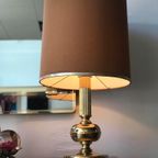 Mid Century Regency Messing Lamp thumbnail 3