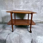 Vintage Houten Bar Cart / Roltafeltje / Barmeubel thumbnail 6