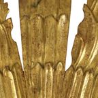 Grote Houten Zonnespiegel Sunburst Butler Xl Spiegel Goud 70Cm thumbnail 11