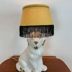 Vintage Tafellamp Van Keramieken Labrador thumbnail 3