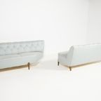 Spectacular Swedish Modern Pair Of Sofas From Otto Schulz, 1940’s thumbnail 3