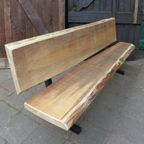 Prachtige Grote Boomstam Tuintafel 260 Cm thumbnail 15