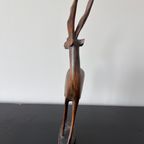 Vintage Houten Antilope, Mid Century thumbnail 5