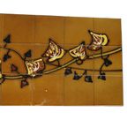 Vintage Keramische Salontafel Tegeltafel Adri Belarti Seventies Design 109Cm thumbnail 13