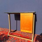 Vintage Bureau, Leraren Lessenaar, Desk, Formica Blad thumbnail 12