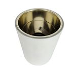 Dutch Design - Raak Amsterdam - Plafonniere - Wit Gelakte Opbouwarmatuur - Goudkleurige Spiegelre thumbnail 3