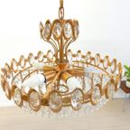 Vintage Kroonluchter Palwa Palme Walter Lamp Hanglamp 60S thumbnail 9