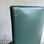 Set Fo 4 Arcadia Green Leather Chairs By Paolo Piva For B&B Italia thumbnail 12