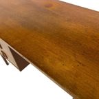 Vintage Bureau Jaren 60 Compacte Werkplek Teak Design thumbnail 7