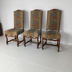 Beech Os De Mouton Tapestry Chairs (Set Of 6) thumbnail 14