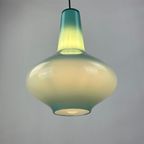Light Blue Glass Pendant Light By Massimo Vignelli For Venini 1950 thumbnail 3