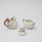 Oceania Milk Jug And Sugar Jar By Fitz & Floyd U.S. thumbnail 4