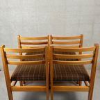 4x Vintage Eetkamerstoelen thumbnail 4