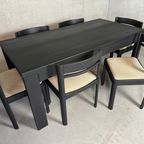 Vintage 1970’s Brutalist Uitschuifbare Eettafel thumbnail 17
