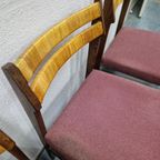 Set Van 6 Vintage Stoelen Eetkamerstoelen Jaren 60 Jaren 70 thumbnail 18