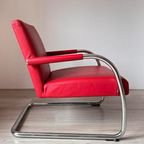 2x Vitra Visalounge Leather Armchairs By Antonio Citterio thumbnail 3