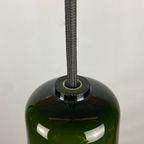 Green Opaline Glass Pendant Lamp 'Kreta' By Holmegaard By Jacob Bang 1960 thumbnail 9