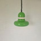 Vintage Space Age Rise And Fall Lamp Appel Groen thumbnail 10
