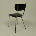 4 X Vintage Stoelen In Skai Leer, Jaren 60 thumbnail 6
