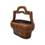 Oude Chinese Houten Wateremmer thumbnail 2