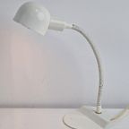 Vintage Hala Bureaulamp Flex Neck Wit Dutch Design 1970 thumbnail 4