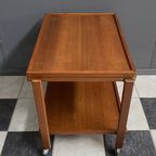 Danish Teak Serving Trolley / Sidetable 1960S thumbnail 2