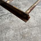 Metalen Schommelstoel Met Leder Ligbed Uit De 19E Eeuw. thumbnail 10