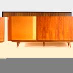 Grote Vintage 5-deurs Kledingkast In Palissander, 1960s thumbnail 2