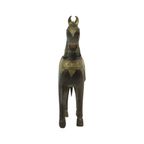 Vintage Houten Marwari Paard Koper Messing Beeld Sculptuur 27Cm thumbnail 2