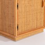 Pair Of Vintage Rattan Cabinets/Night Stands thumbnail 8