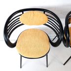 4X Vintage Stoelen Memphis Stijl thumbnail 5