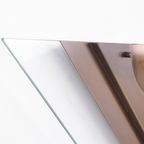 Design Wandlamp Koper Met Glas, Dijkstra 1980s thumbnail 3