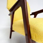 Houten Wingback Fauteuil Uit De 1960’S thumbnail 13