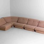 Italiaanse Mid-Century Modulaire "Nuvulone" Sofa Van Rino Maturi In Vaagroze Stof, 1970S thumbnail 3