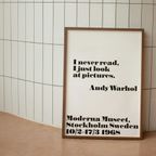 Poster - King & Mcgaw Ik Heb Nooit Gelezen - Andy Warhol 70 X 100 Cm thumbnail 10