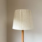 Vintage Houten Vloerlamp Van Gb Solbackens Svarveri Uit Zweden thumbnail 3